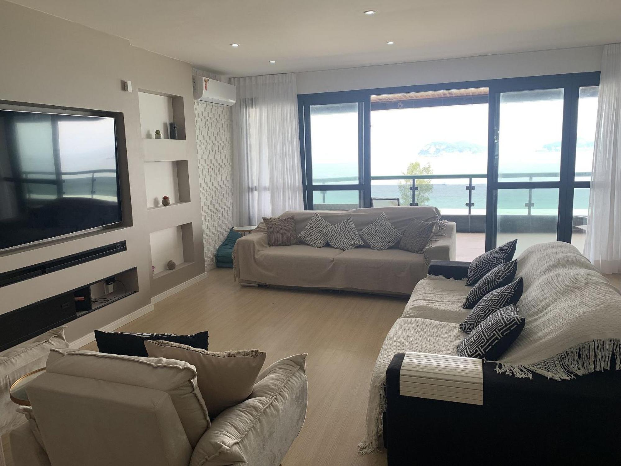 Apartamento Vip Vista Mar E Por Do Sol Na Barra B1-0032